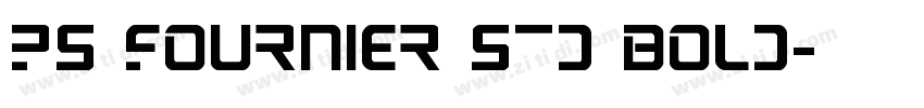 PS Fournier Std Bold字体转换